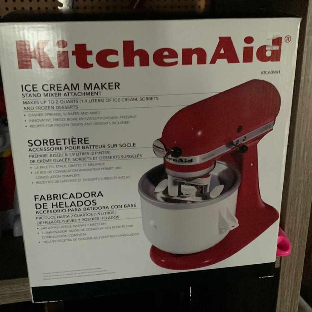 Kitchen aid ice cream maker